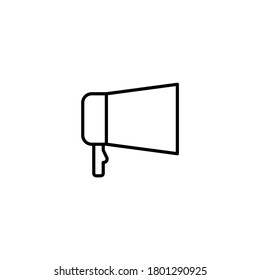 Ankündigung, Megaphon-Symbol, Vektorgrafik