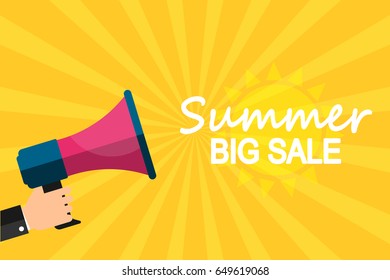 Announcement megaphone on vintage pop art background.