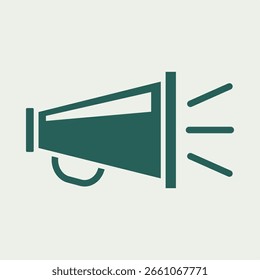 Anúncio megaphone vetor útil moderno Design de ilustração impressionante fundo colorido.eps