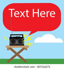 Announcement from radio vector