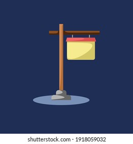 Anuncio Señales Señales Vector de diseño de logotipos
