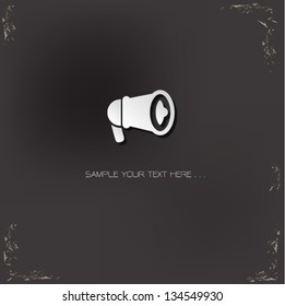 Announcement sign,vector