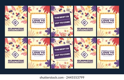 announcement vector illustration flat design