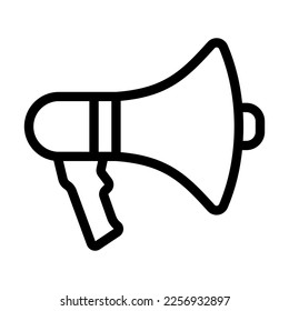 Announcement Vector Line Icon Design