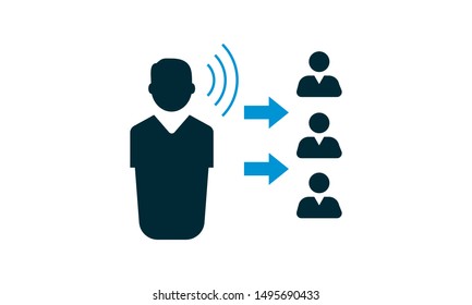 Announcements vector icon concept used for website.