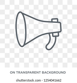 Announcer icon. Announcer design concept from  collection. Simple element vector illustration on transparent background.
