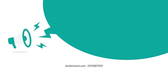 announement template background, megaphone shouting  loudspeaker