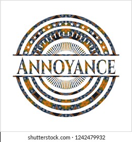 Annoyance arabic emblem background. Arabesque decoration.