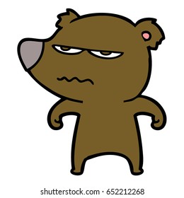 annoyed bear cartoon