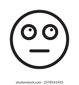 Annoyed emoticon with a furrowed brow, frown, and irritated expression, conveying frustration or displeasure. A digital symbol commonly used to express mild anger or dissatisfaction in messages.