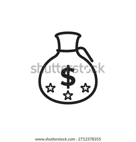 Annual bonus icon symbolizing performance-based financial rewards, employee incentives, and year-end compensation, representing HR compensation, rewards management, and profitability sharing.