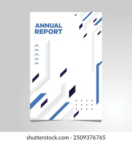 Annual and Brochure cover design layout for business stock illustration EPS 10