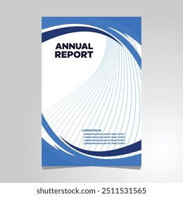 Annual and Brochure cover design layout for business stock illustration EPS 10