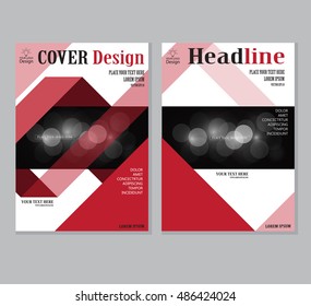 Annual business report cover template. Booklet, brochure cover, poster, presentation, business flyer, banner abstract vector design. A4 format

