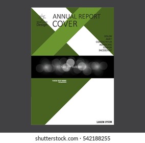 Annual business report cover template. Booklet, brochure cover, poster, presentation, business flyer, banner abstract vector design. A4 format