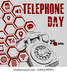 The annual calendar holiday associated with technology, electronics and communication - National Telephone Day