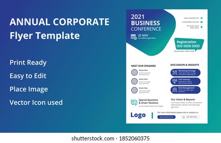 Annual Corporate Business Conference EPS Flyer 