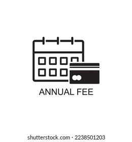 annual fee icon , business icon