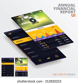 Annual Financial Report App For Iphon, Ipade, Ipode 