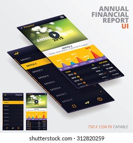 Annual Financial Report App For Iphon, Ipade, Ipode  