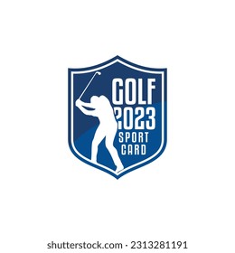 Annual Golf logo tournament design