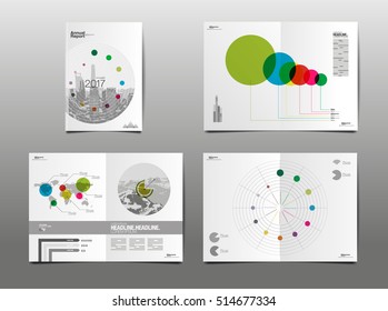 annual report 2017, template layout design,  cover book. vector illustration,presentation abstract flat background.