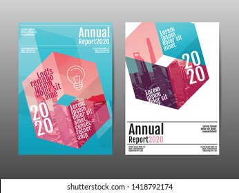 annual report 2020 ,future, business, template layout design, cover book. vector illustration,presentation abstract flat background.