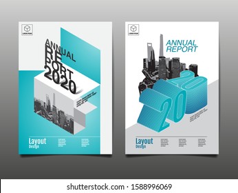 annual report 2020 ,future, business, template layout design, cover book. vector illustration,presentation abstract flat background.