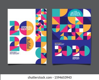 annual report 2020 ,future, modern, template layout design, cover book. vector illustration,presentation abstract flat background.