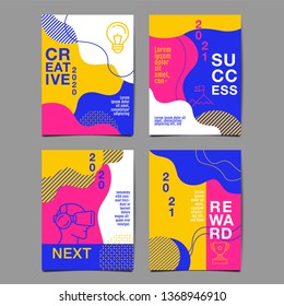 annual report 2020,2021 ,future, business, template layout design, cover book. vector colorful, infographic, abstract flat background.
