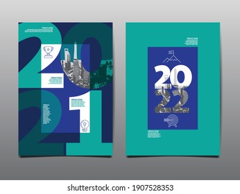 annual report 2021,2022 ,future, business, template layout design, cover book. vector illustration ,presentation abstract flat background.