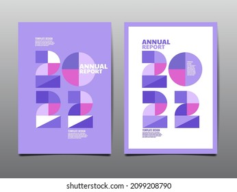 annual report 2022 future, business, template layout design, cover book , flat design background.