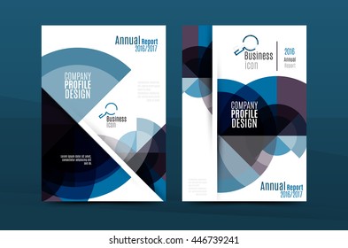Annual Report A4 page cover, leaflet brochure flyer template or book and magazine layout design, abstract background presentation template