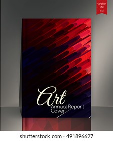 Annual report  background. Cover design. 