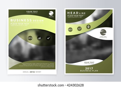 Annual report brochure. Business plan flyer design template. Business paper. Modern business template report. Presentation mock up annual report, business plan. Leaflet cover presentation layout in A4