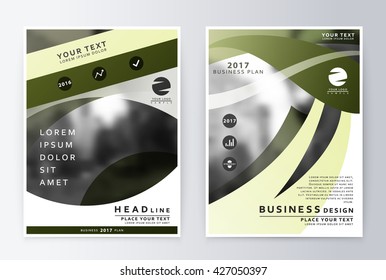 Annual report brochure. Business plan flyer design template. Business paper. Modern business template report. Presentation mock up annual report, business plan. Leaflet cover presentation layout in A4