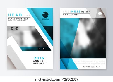 Annual report brochure. Business plan flyer design template. Business paper. Modern business template report. Presentation mock up annual report, business plan. Leaflet cover presentation layout in A4