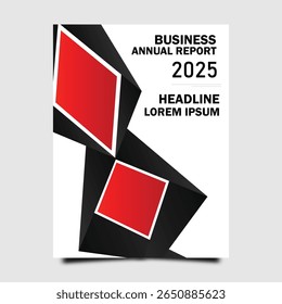 Annual report brochure design template. Business flyer, leaflet