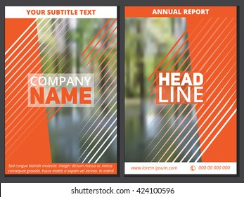  annual report brochure  design template vector, Leaflet cover presentation abstract flat background, layout in A4 size