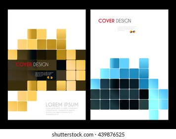 Annual report brochure design template easy editable