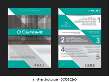 Annual report Brochure design template vector. Business Flyers infographic magazine poster. Abstract layout template ,Book Cover presentation portfolio.