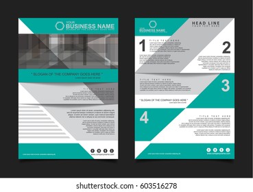 Annual report Brochure design template vector. Business Flyers infographic magazine poster. Abstract layout template ,Book Cover presentation portfolio.