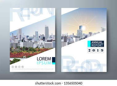 Annual report brochure flyer design template vector, Leaflet cover presentation abstract flat background, book cover templates, layout in A4 size.