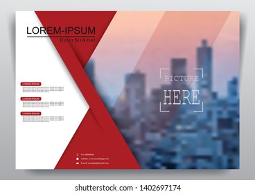 Annual report brochure Flyer design Layout template, size A4, Leaflet cover presentation
