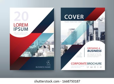 Annual report brochure flyer design, Leaflet presentation, book cover templates. vector.	
