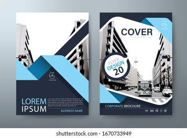 Annual report brochure flyer design template vector, Leaflet, presentation book cover templates, layout in A4 size.