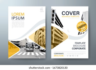 Annual Report Brochure Flyer Design, Leaflet Presentation, Book Cover Templates.
