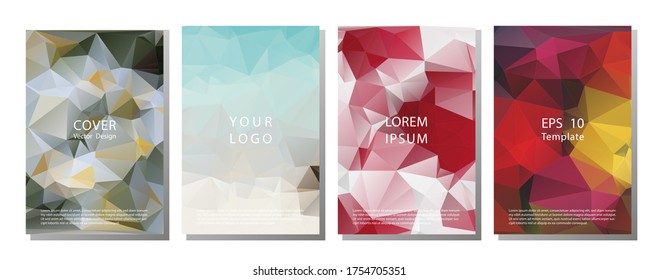 Annual report brochure flyer design template vector, Leaflet, presentation book cover templates, layout in A4 size  Creative modern bright concept circle round shape.