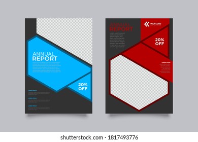 Broschüre für die Broschüre Design-Vorlage Vektor, Broschüre, Titelvorlagen für das Präsentationsbuch, Layout in A4-Größe