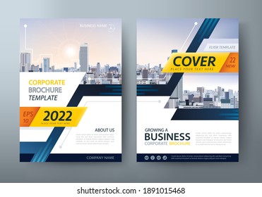 Annual Report Brochure Flyer Design, Leaflet Presentation, Book Cover Templates